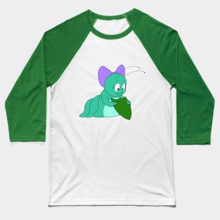 Caterpillar and the leaf Baseball T-Shirt